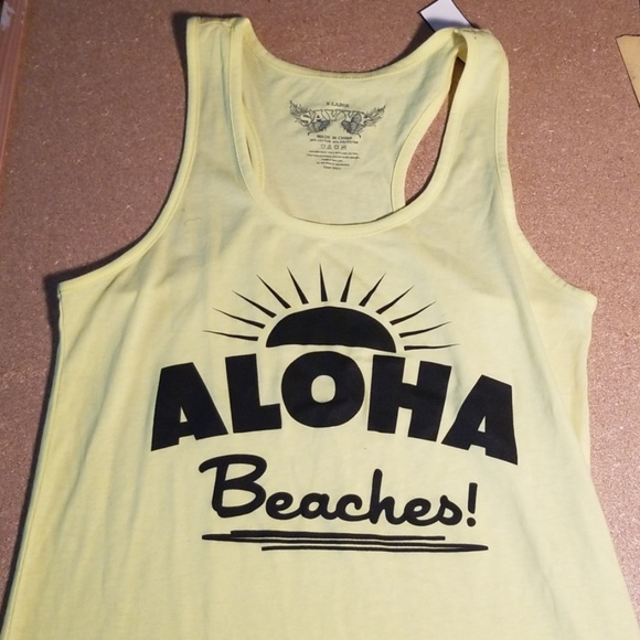 savvy Tops - 🚫SOLD🚫 Racerback Beach Tank NWT